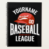 Personalisierter Baseball-Player-NAME-Team-Champ-C Planer (Vorderseite)
