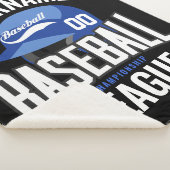Personalisierter Baseball-Player-NAME-Team-Champ-C Sherpadecke (3/4)