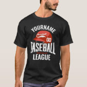 Personalisierter Baseball-Player-NAME-Team-Champ-C T-Shirt (Vorderseite)