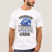Personalisierter Baseball-Player-NAME-Team-Champ-C T-Shirt (Vorderseite)