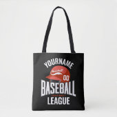Personalisierter Baseball-Player-NAME-Team-Champ-C Tasche (Vorderseite)