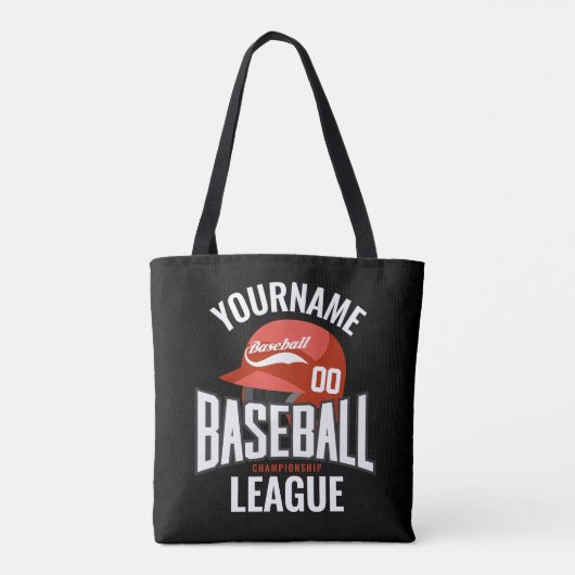 Personalisierter Baseball-Player-NAME-Team-Champ-C Tasche (Rückseite)