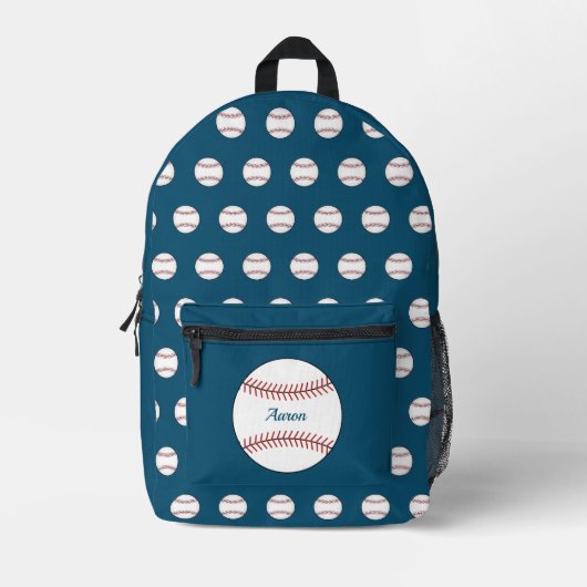 Personalisierter Baseball-Rucksack Bedruckter Rucksack (Vorderseite)