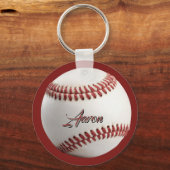 Personalisierter Baseball Schlüsselanhänger (Vorderseite)