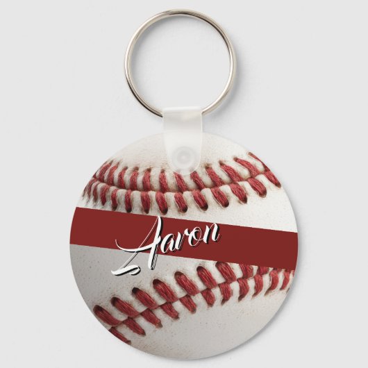 Personalisierter Baseball Schlüsselanhänger (Vorderseite)