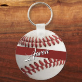 Personalisierter Baseball Schlüsselanhänger (Vorderseite)