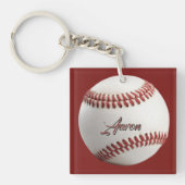 Personalisierter Baseball Schlüsselanhänger (Vorderseite)