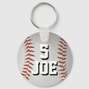 Personalisierter Baseball-Schlüsselanhänger-Name Schlüsselanhänger