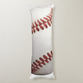 Personalisierter Baseball Seitenschläferkissen (Rückseite (Vertikal))