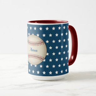 Personalisierter Baseball Stars Becher Tasse