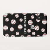 Personalisierter Baseball-Telefon-Kasten neu, Case-Mate iPhone Hülle (Rückseite (Horizontal))