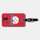 Personalisierter Baseball-ThemenGepäcktag Gepäckanhänger (Vorderseite horizontal)