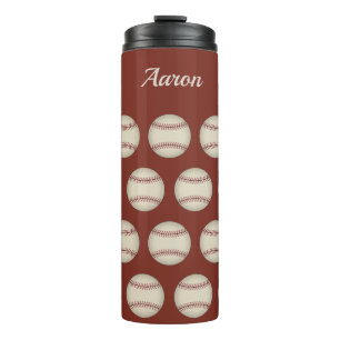 Personalisierter Baseball-Thermal-Tumbler als Gesc Thermosbecher