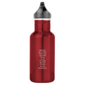 Personalisierter Baseball-Trainer - Benutzerdefini Edelstahlflasche (Rechts)