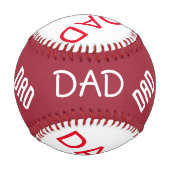 Personalisierter Baseball/VATER Baseball (Rückseite)