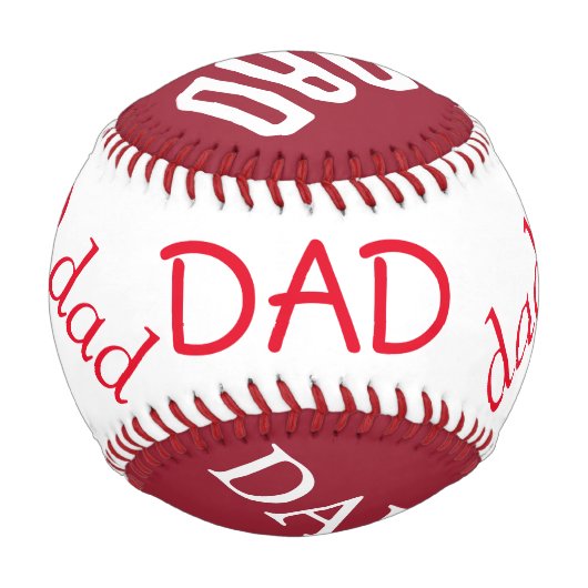 Personalisierter Baseball/VATER Baseball (Vorderseite)