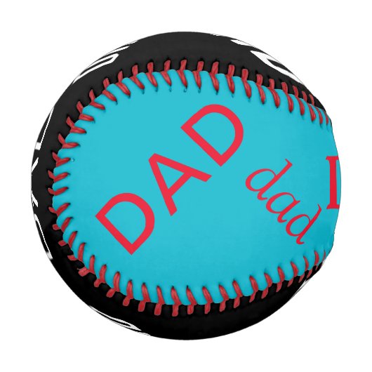 Personalisierter Baseball/VATER Baseball (Vorderseite Links)