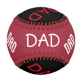 Personalisierter Baseball/VATER Baseball (Rückseite)