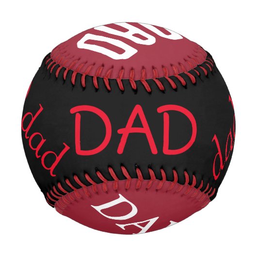 Personalisierter Baseball/VATER Baseball (Vorderseite)
