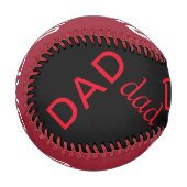 Personalisierter Baseball/VATER Baseball (Vorderseite Links)