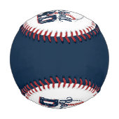 Personalisierter Baseball-Vater Keepake Baseball (Vorderseite)