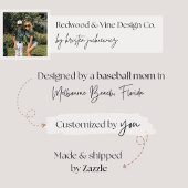 Personalisierter Baseball-Weihnachtsmann Kleiner Weihnachtsstrumpf