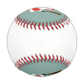 Personalisierter Baseball-Weihnachtsstopp Baseball (Rückseite)