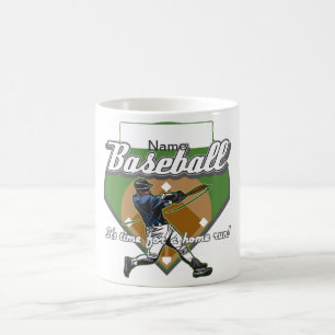 Personalisierter Baseball-Zuhause-Lauf Kaffeetasse