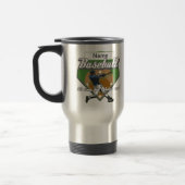 Personalisierter Baseball-Zuhause-Lauf Reisebecher (Links)