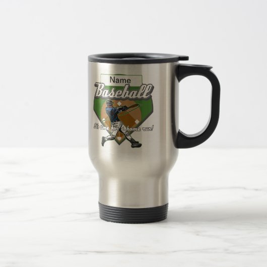 Personalisierter Baseball-Zuhause-Lauf Reisebecher (Rechts)