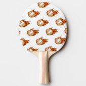 Personalisierter Baseballball-Feuerwehrschläger Tischtennis Schläger (Rückseite)