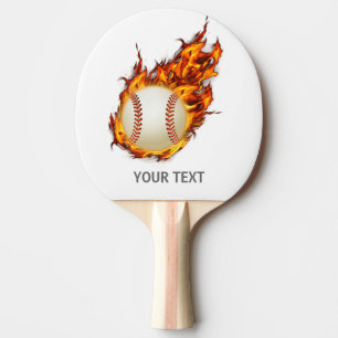 Personalisierter Baseballball-Feuerwehrschläger Tischtennis Schläger