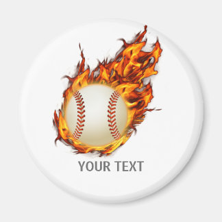 Personalisierter Baseballball Magnet