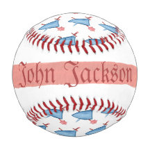 Personalisierter Baseballball mit Ritterschilden