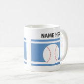 Personalisierter Baseballbecher Kaffeetasse (VorderseiteRechts)