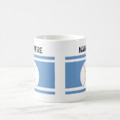 Personalisierter Baseballbecher Kaffeetasse (Mittel)