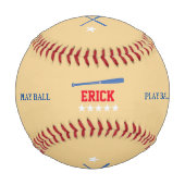 personalisierter Baseballer Baseball (Vorderseite)