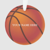 Personalisierter Baseballname Weihnachten Ornament (Vorderseite)