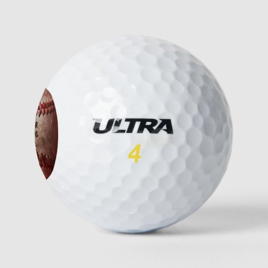 Personalisierter Baseballschuh Golfball (Logo)