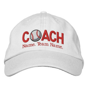 Personalisierter Baseballtrainer Bestickte Kappe