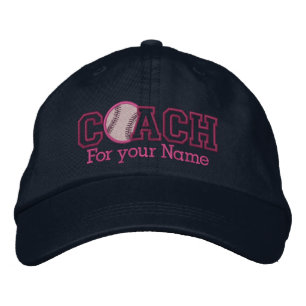 Personalisierter Baseballtrainer mit Ihrem Namen Bestickte Kappe
