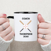 Personalisierter Baseballtrainer Tasse