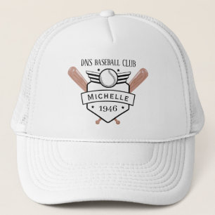 Personalisierter Baseballvereinsname Klassiker Truckerkappe
