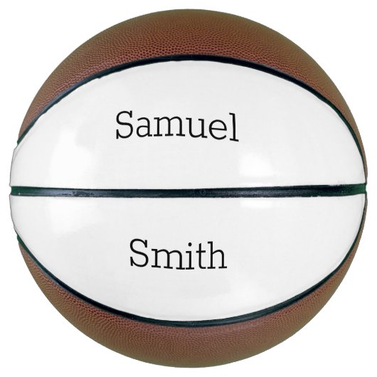 Personalisierter Basketball (Vorderseite)