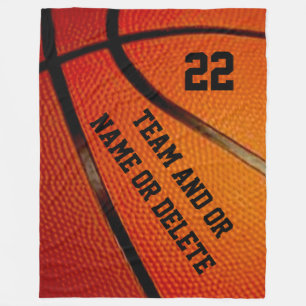 Personalisierter Basketball-ältere Geschenk-Ideen Fleecedecke