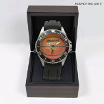 Personalisierter Basketball - Armbanduhr<br><div class="desc">Diese personalisierte Herren-Armbanduhr ist der ideale Weg,  um Ihre Liebe für das Basketballspiel zu zeigen. Die Uhr verfügt über ein individuell gestaltetes Basketballrad mit Ihrem Namen,  der abgespielten Position und dem EST Sie können auch ein Imitat elektronische Signatur hinzufügen,  um die Uhr wirklich zu Ihrem eigenen Vorteil zu machen.</div>