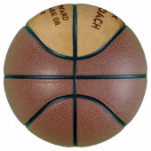 Personalisierter Basketball-Ball, Ihr Grunge Text Basketball (Rechts)