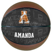 Personalisierter Basketball-Basketballbrief A Basketball (Vorderseite)