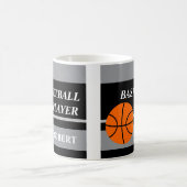 Personalisierter Basketball-Becher Kaffeetasse (Mittel)