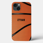 Personalisierter Basketball Case-Mate iPhone Hülle (Rückseite)